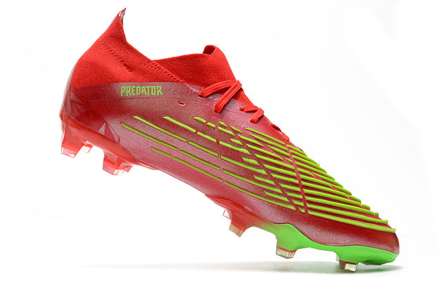 Chuteira Adidas Predator Edge.1 Low Campo FG - Vermelho/Verde