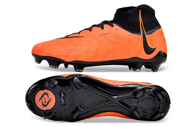 Chuteira Nike Phantom Luna Elite Campo FG - Laranja/Preto