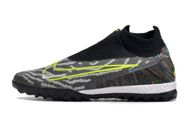 Chuteira Nike Phantom GX DF Society TF - Preto/Verde