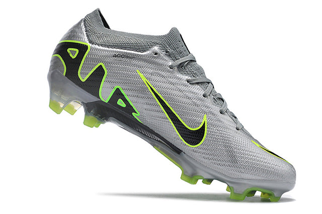 Chuteira Nike Air Zoom Mercurial Vapor 15 Elite FG - Cinza/Verde