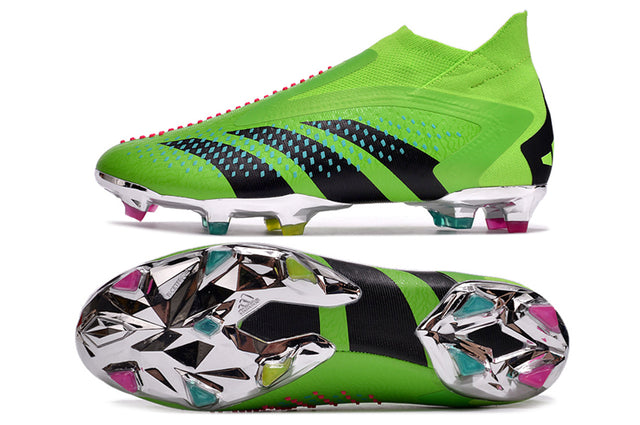 Chuteira Adidas Predator Accuracy+ FG - Verde/Preto