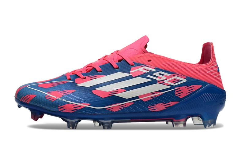 Chuteira Adidas F50 X Campo  - Rosa/Azul