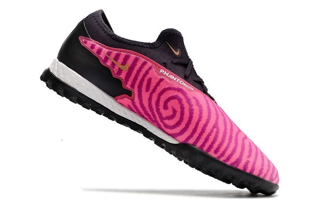 Chuteira Nike Phantom GX Pro Society TF - Rosa/Preto