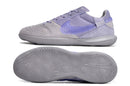 Chuteira Nike Street Gato Futsal IC - Cinza/Roxo