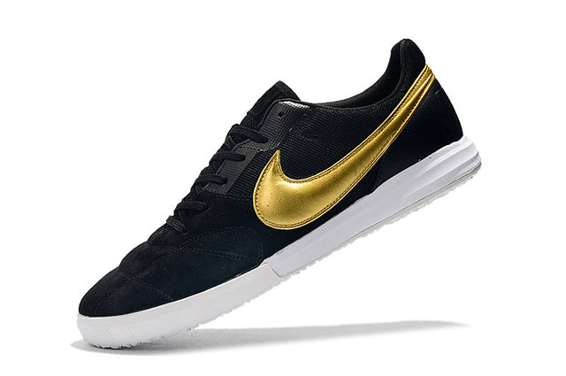 Chuteira Nike Premier 2 Futsal IC - Preto/Dourado