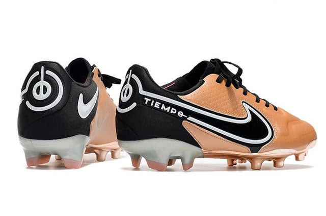 Chuteira Nike Tiempo 9 Elite Campo FG - Marrom/Preto