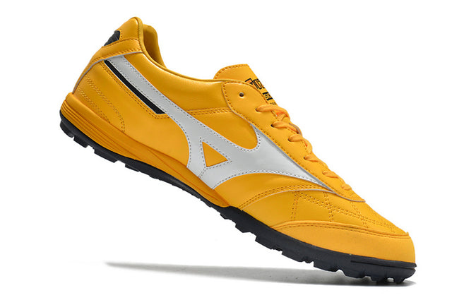 Chuteira Mizuno Morelia Neo Sala Society - Amarelo/Branco