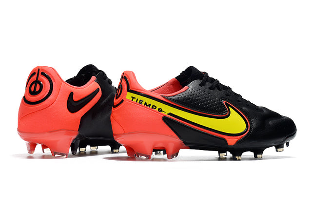 Chuteira Tiempo Legend 9 Elite FG - Preto/Vermelho