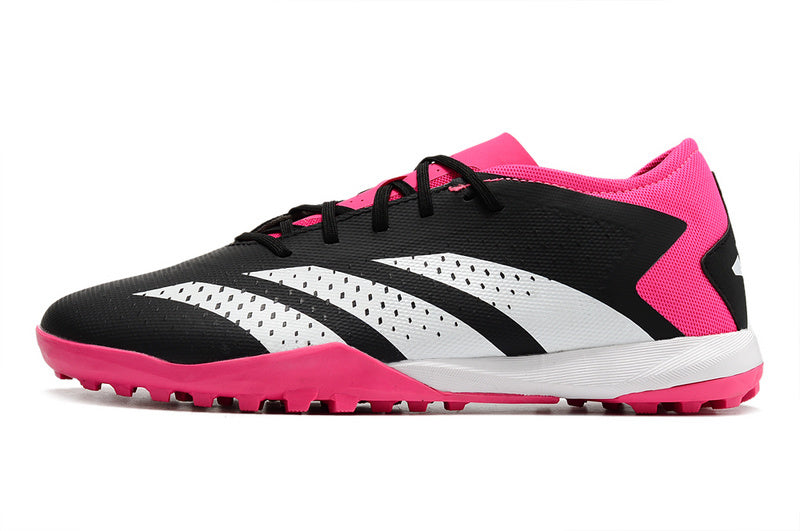 Chuteira Adidas Society Predator Accuracy.3 Low Society TF - Preto/Roxo