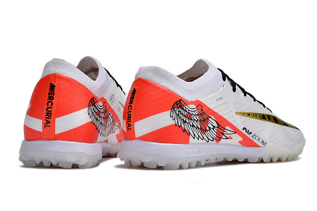 Chuteira Nike Mercurial Vapor 15 Elite Society - Branco/Vermelho
