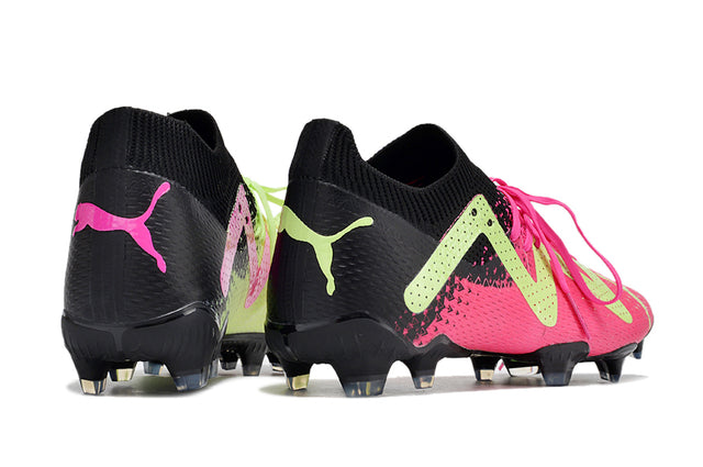 Chuteira Puma Future Ultimate FG - Verde/Rosa