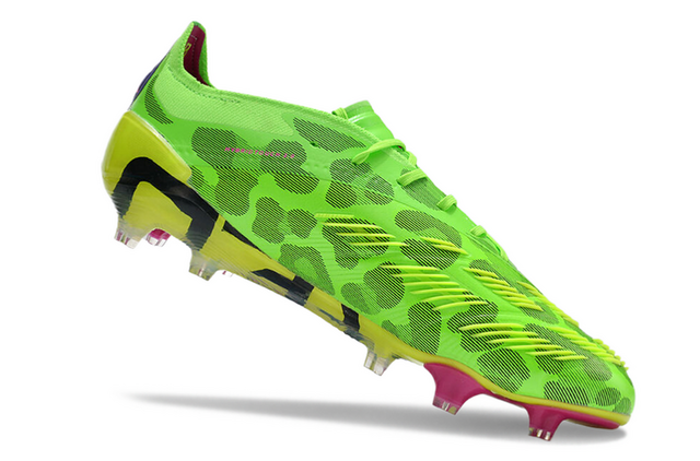 Chuteira Adidas Predator Elite Campo FG - Verde/Rosa
