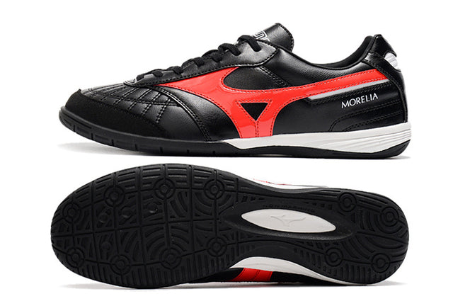 Chuteira Mizuno Morelia Sala Futsal - Preto/Vermelho