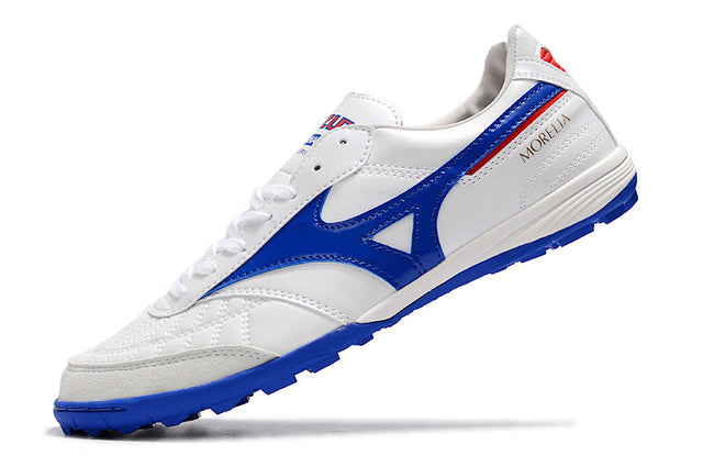 Chuteira Mizuno Morelia Neo Sala Society - Branco/Azul