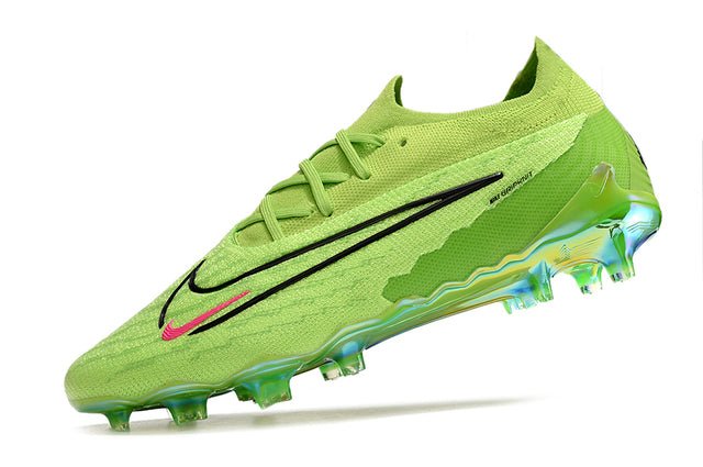 Chuteira Nike Campo Phantom GX Elite FG - Verde/Rosa