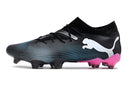 Chuteira Puma Future 7 Ultimate Campo FG - Preto/Rosa