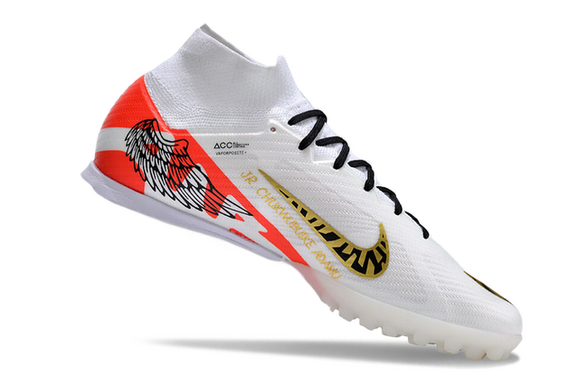 Chuteira Nike Mercurial Superfly 9 Elite Society - Branco/Vermelho