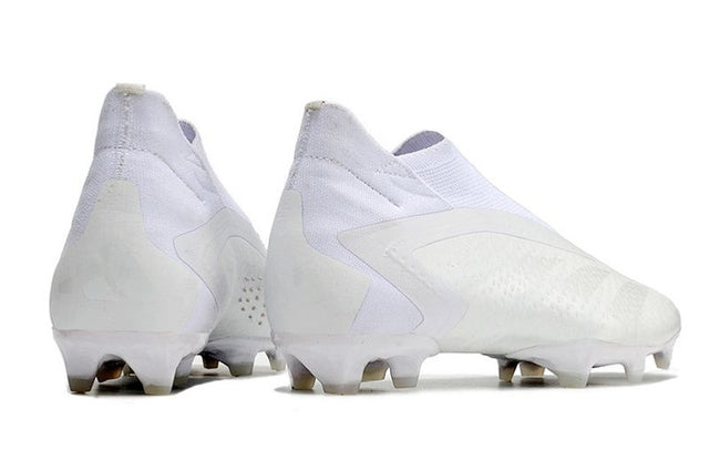 Chuteira Adidas Predator Accuracy+ FG - All White