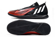Chuteira Adidas Predator Edge+ Futsal IC - Preto/Vermelho