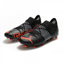 Chuteira Puma Future Z 1.1 Campo FG/AG - Preto/Vermelho