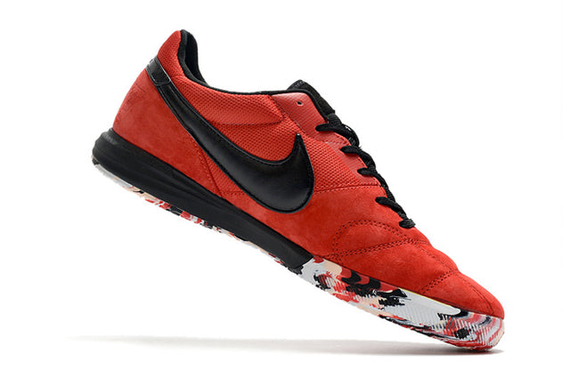 Chuteira Nike Premier 2 Futsal IC - Vermelho/Preto