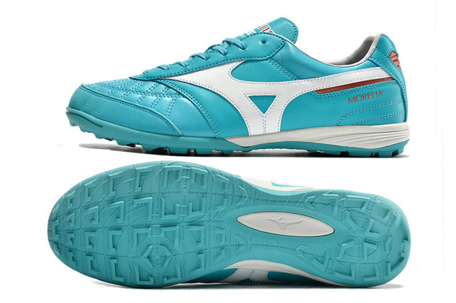 Chuteira Mizuno Morelia Neo Sala Society - Azul/Branco