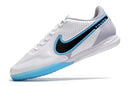 Chuteira Nike React Tiempo Legend 9 Pro Futsal IC - Branco/Azul