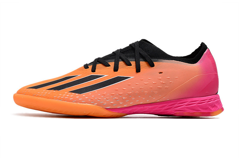 Chuteira Adidas X Speedportal.1 Futsal - Rosa/Laranja