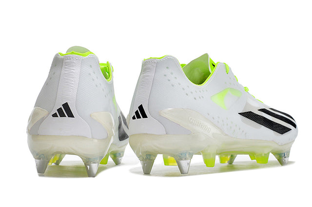 Chuteira Adidas X CrazyFast+ SG - Branco/Verde