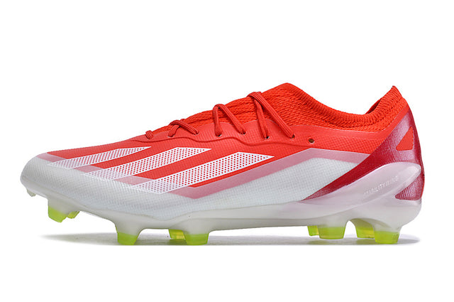 Chuteira Adidas X CrazyFast.1 FG - Vermelho/Branco