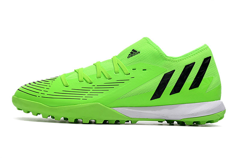 Chuteira Adidas Predator Edge.3 Low Society TF - Verde