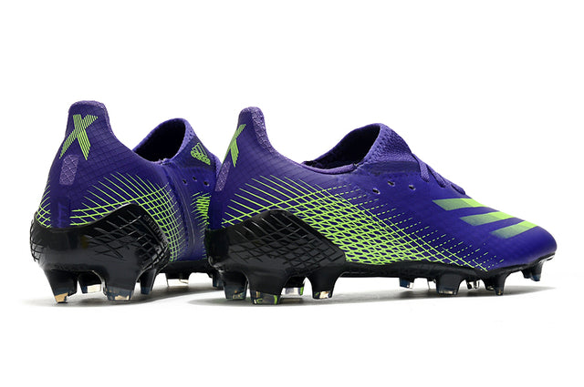Chuteira Adidas Ghosted.1 Campo FG - Azul/Verde