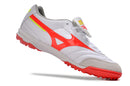 Chuteira Mizuno Morelia Neo 2 Society - Branco/Laranja