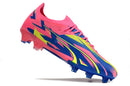 Chuteira Puma Ultra Ultimate Campo FG - Rosa/Azul