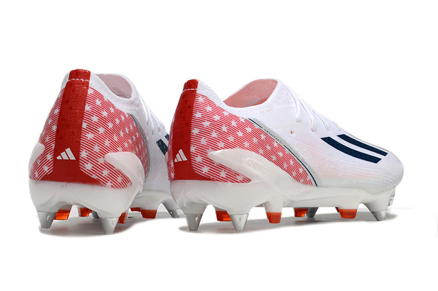 Chuteira Adidas X CrazyFast.1 SG - Bracno/Vermelho