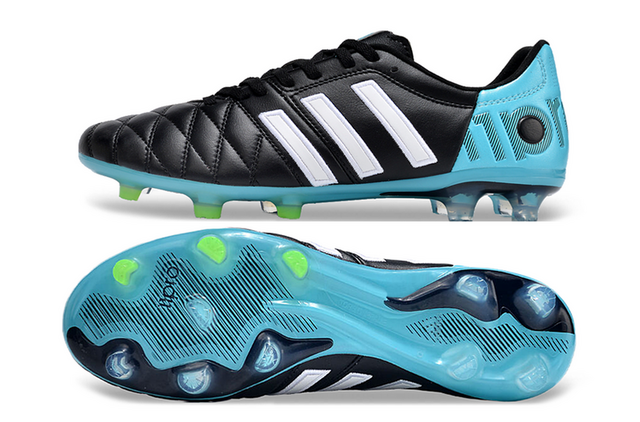 Chuteira Adidas Adipure 11Pro Campo FG - Preto/Azul