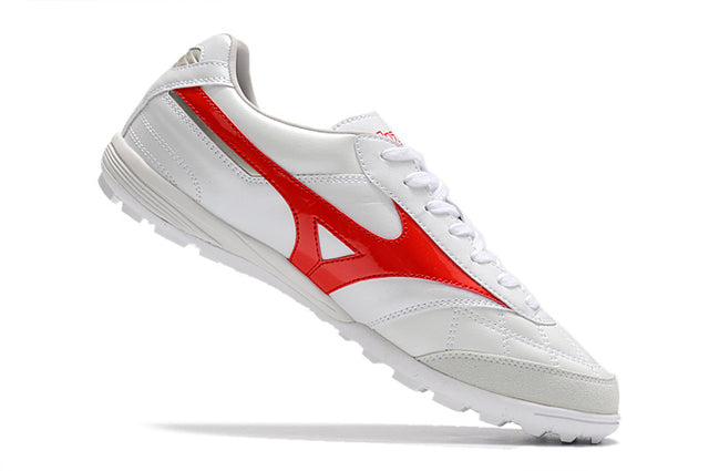 Chuteira Mizuno Morelia Neo Sala Society - Branco/Vermelho