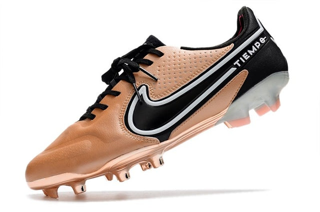 Chuteira Nike Tiempo 9 Elite Campo FG - Marrom/Preto