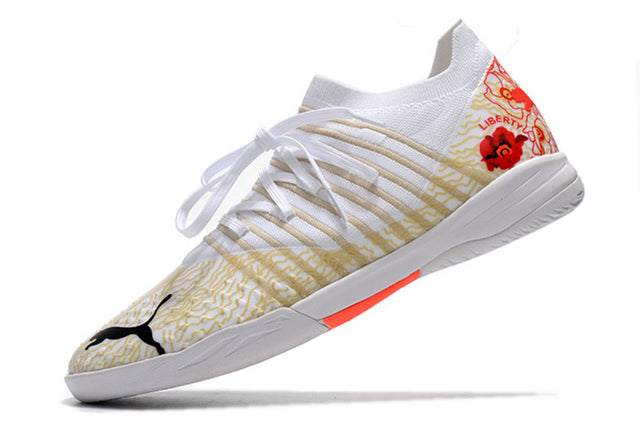 Chuteira Puma Future Z 1.3 Pro Cage Futsal - Branco