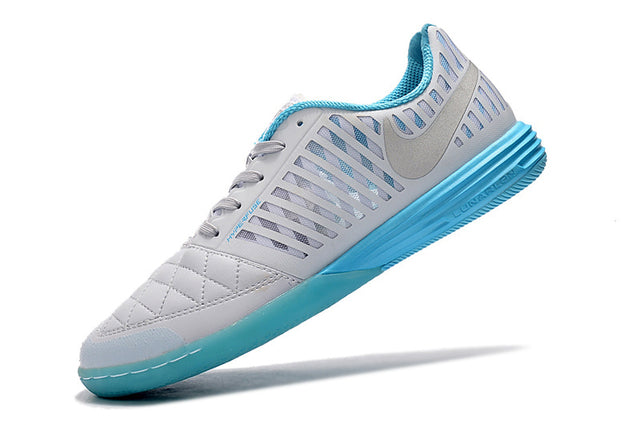 Chuteira Nike Lunar Gato Futsal - Branco/Azul