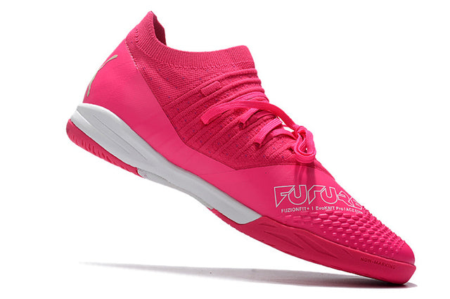 Chuteira Puma Future Z 1.3 Pro Cage Futsal - Rosa