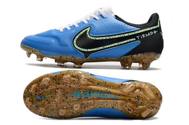 Chuteira Nike Tiempo Legend 9 Elite FG - Preto/Azul