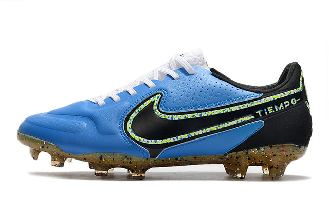 Chuteira Nike Tiempo Legend 9 Elite FG - Preto/Azul
