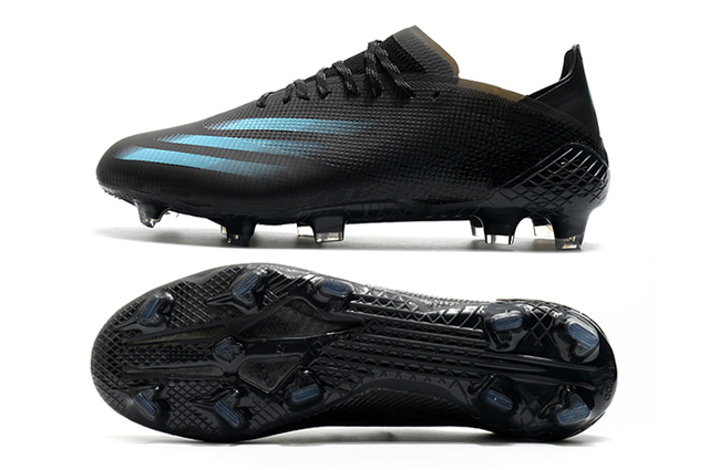 Chuteira Adidas Ghosted.1 Campo FG - Preto/Azul