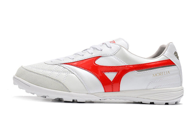 Chuteira Mizuno Morelia Neo Sala Society - Branco/Vermelho
