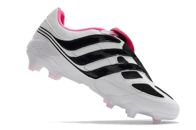 Chuteira Adidas Predator Precision FG - Branco/Rosa
