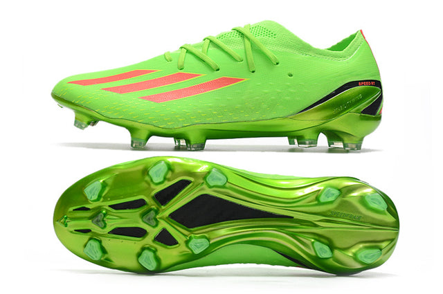 Chuteira Adidas X Speedportal.1 FG - Verde/Laranja