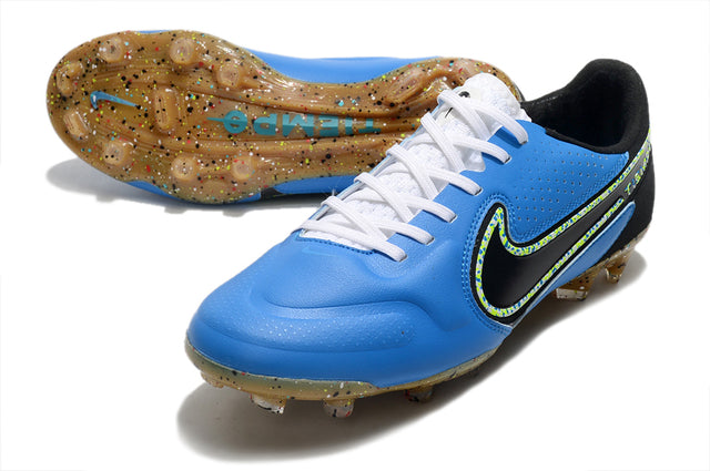 Chuteira Nike Tiempo Legend 9 Elite FG - Preto/Azul