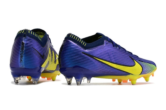Chuteira Nike Air Zoom Mercurial Vapor 15 Elite SG - Azul/Amarelo
