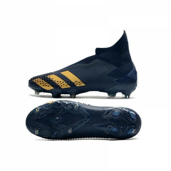 Chuteira Adidas Predator 20+ Campo FG - Azul escuro